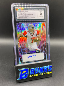 2024 Michael Vick Auto Prismatic Galaxy CGC 9/10 1/1