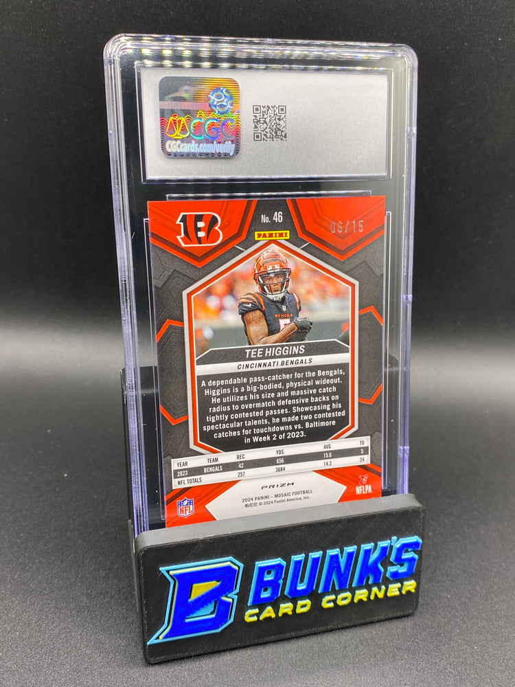 2024 Tee Higgins Blue Fluorescent 6/15 CGC 9.5