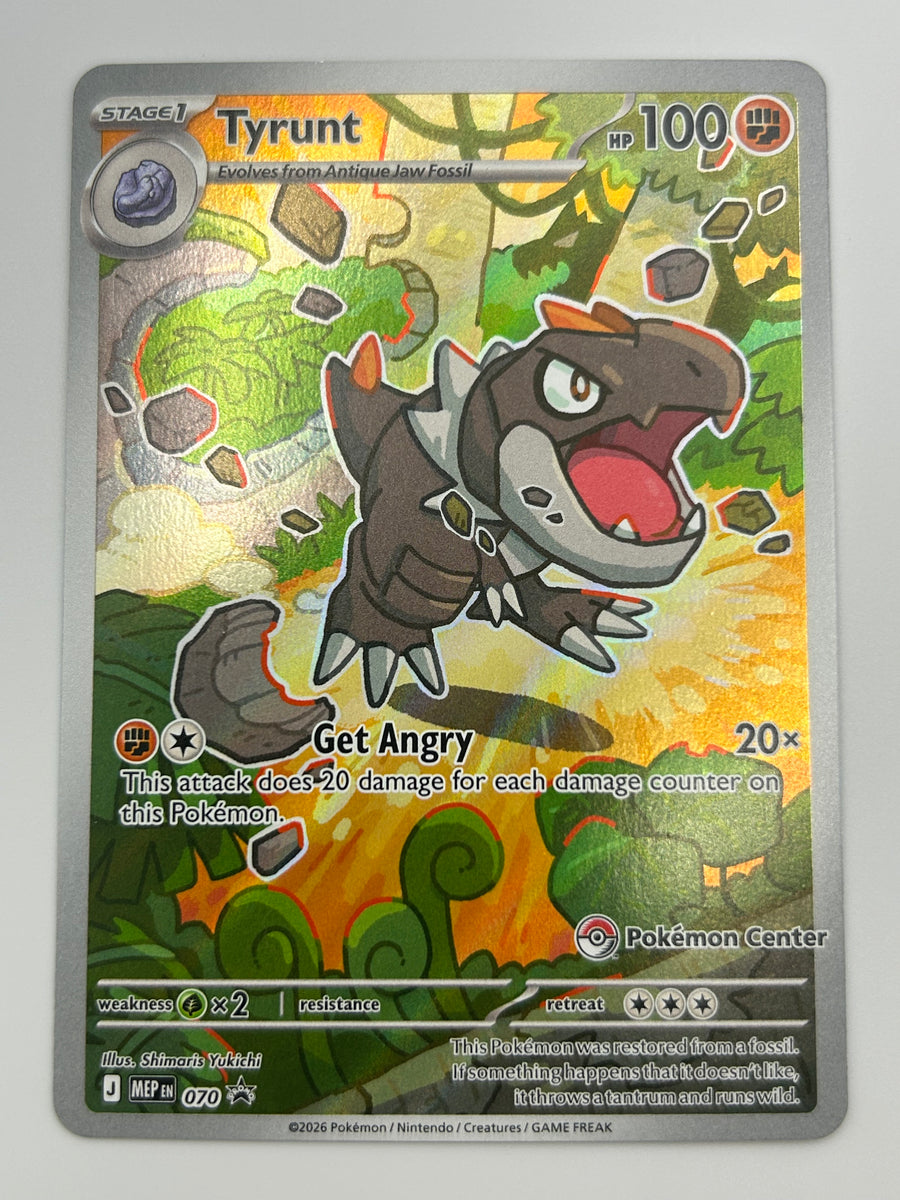 Tyrunt Pokemon Center Promo NM