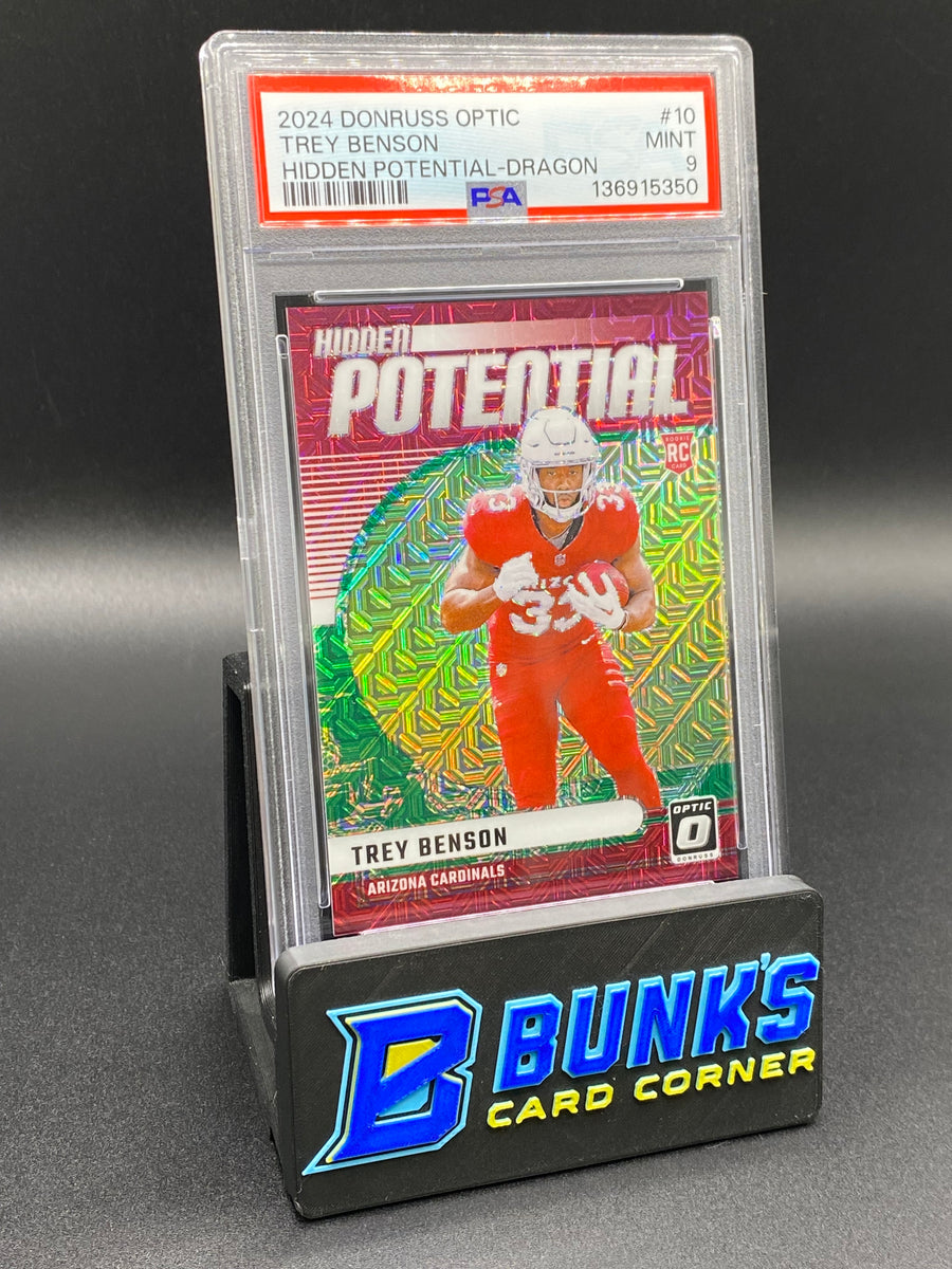 2024 Trey Benson Hidden Potential Dragon Rc 22/24 PSA 9