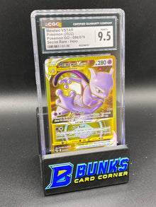 Mewtwo Vstar Secret Rare Pokemon Go CGC 9.5