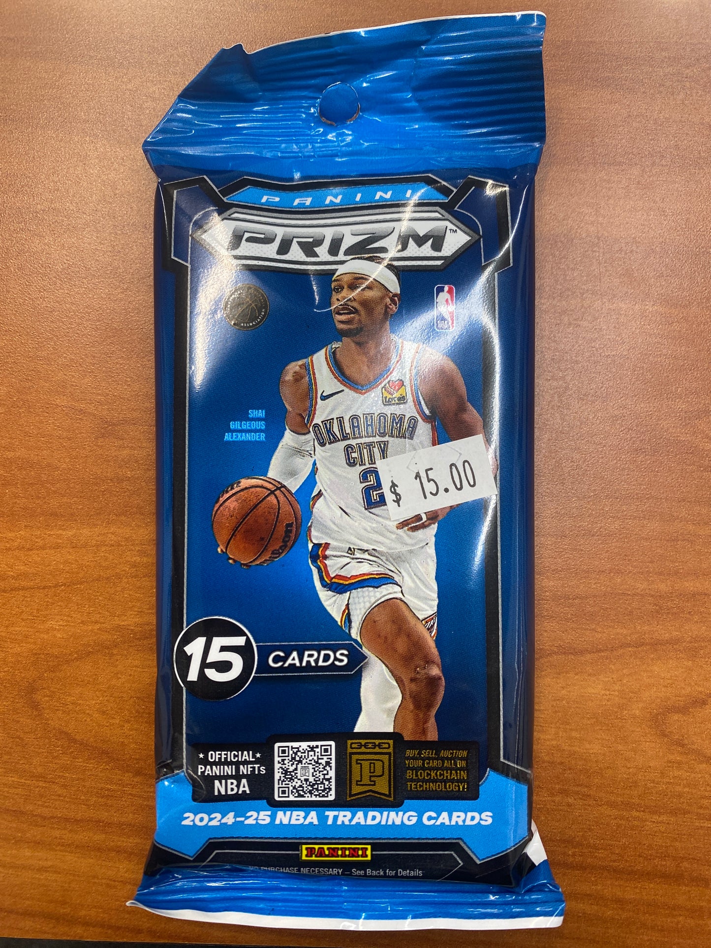 2024-25 Panini Prizm NBA 15 Card Pack