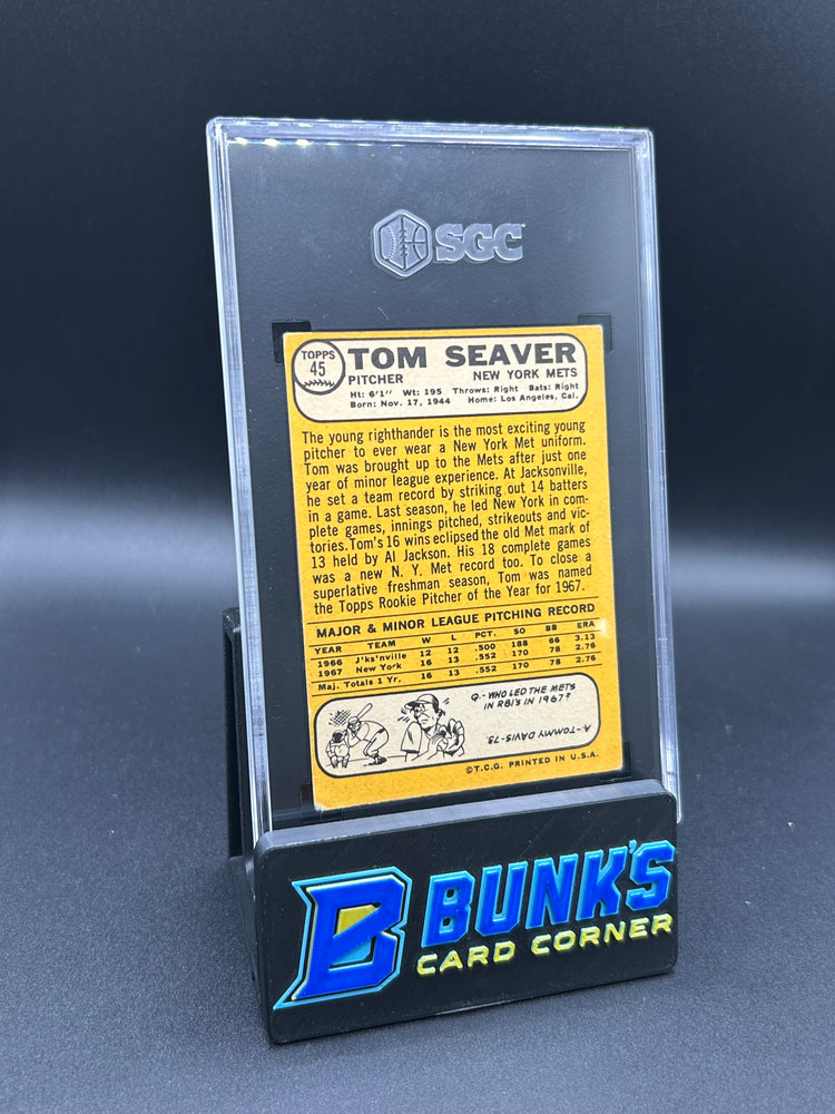 1968 Tom Seaver Topps #45 SGC 3
