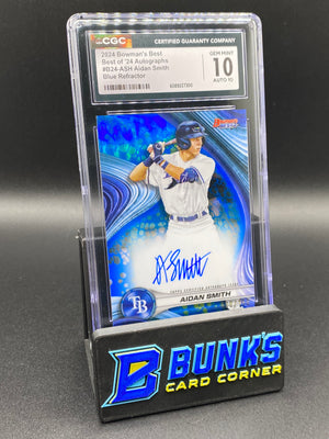 2024 Aiden Smith Blue Ref. Auto CGC 10/10 138/150