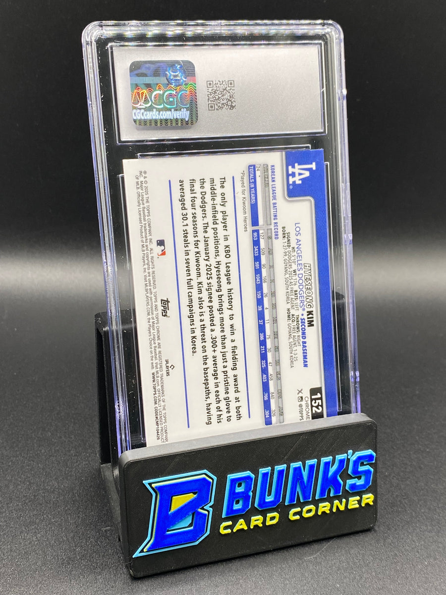 2025 Hyeseong Kim Raywave Ref. Rc CGC 10