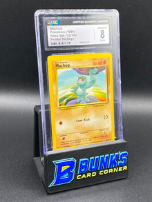 Machop Printer Hickeys Error Base Set CGC 8