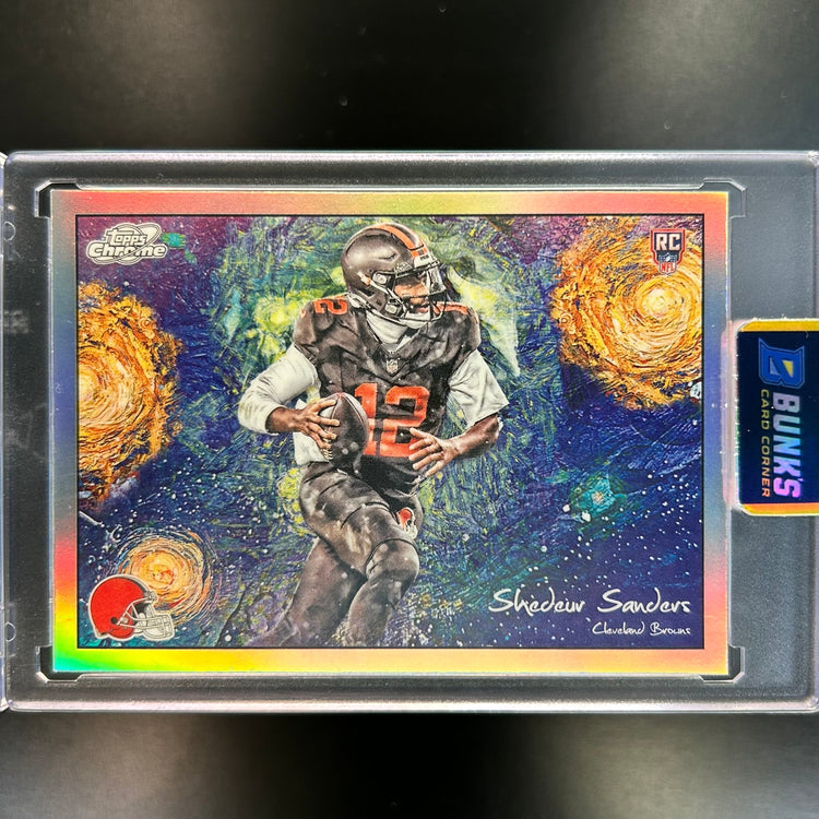 2025 Shedeur Sanders Topps Chrome Stars in the Night Rc