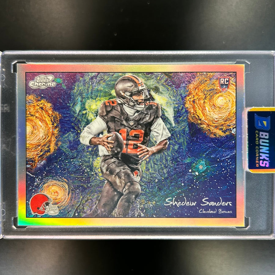 2025 Shedeur Sanders Topps Chrome Stars in the Night Rc