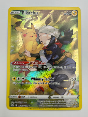 Pikachu Trainer Gallery Lost Origin NM