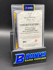 2023 JJ McCarthy Player-worn Patch Auto