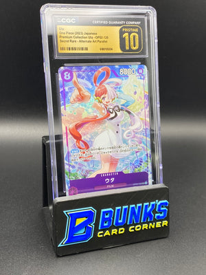 Uta Secret Rare Alt Rare Parallel OP02-120 CGC PRISTINE 10 Japanese