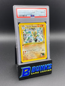Giovanni's Machamp Holo 1st edition Gym Challenge PSA 8