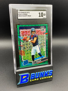 2023 CJ Stroud Green Velocity Prizm Rc SGC 10