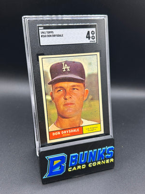 1961 Don Drysdale Topps #260 SGC 4