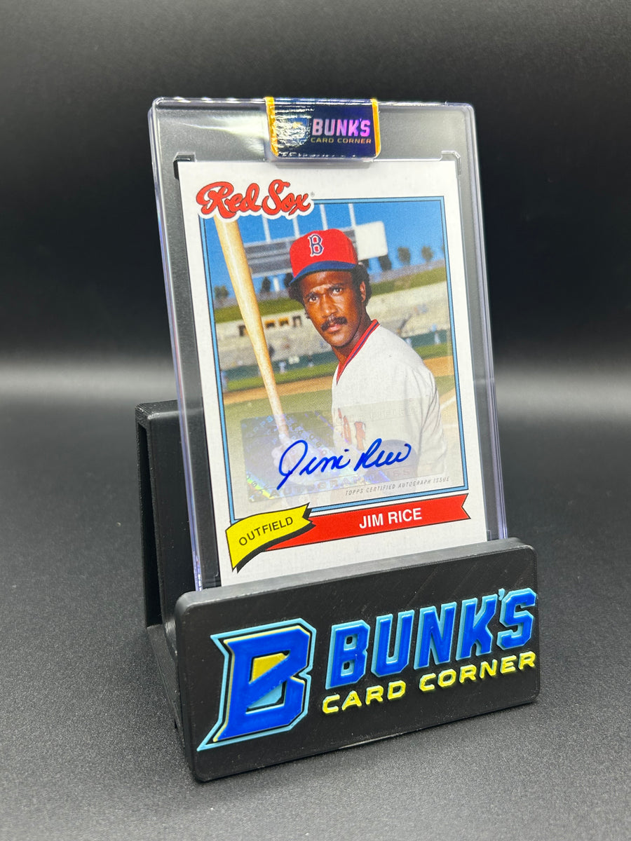 2020 Jim Rice Topps x Super 70's HOF Auto