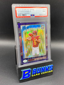 2024 Jayden Daniels Purple Shock PSA 9 RR