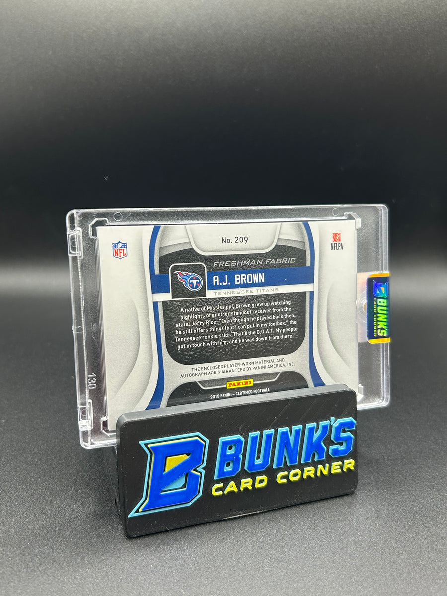 2019 A.J. Brown Panini Certified Mirror Orange RPA Rc Auto 238/299