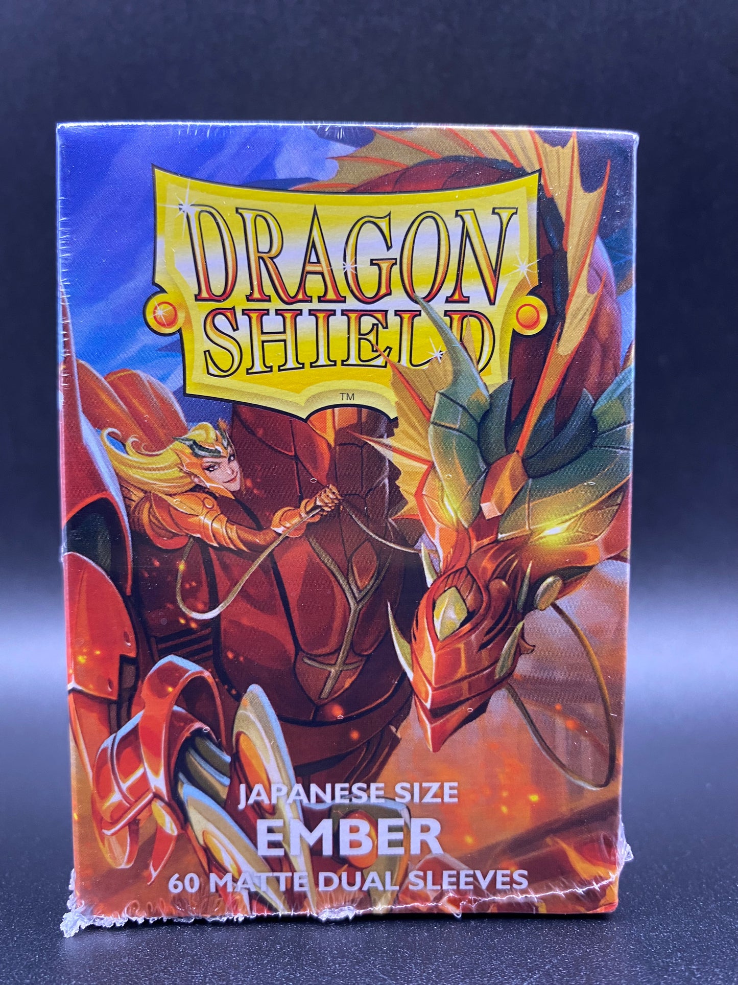 Dragon Shield 60 Sleeves Matte Dual Ember