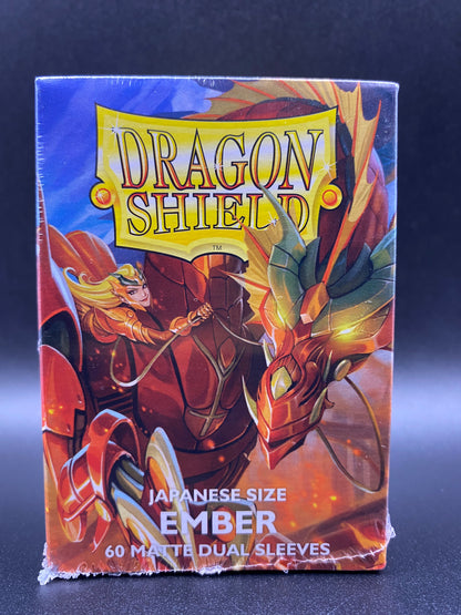 Dragon Shield 60 Sleeves Matte Dual Ember