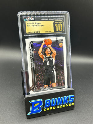 2025-26 Dylan Harper Topps Rc CGC Pristine 10