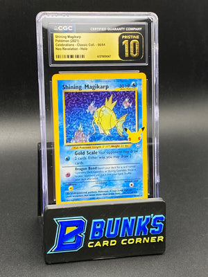Shining Magikarp Celebrations CGC PRISTINE 10