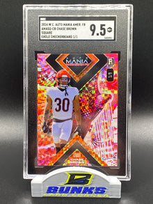 Chase Brown Rookie Card - 2024 Wild Card Eagle Checkerboard (Box A3)