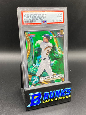 2024 Tyler Soderstrom Green Ref.  23/99 PSA 9 Rc