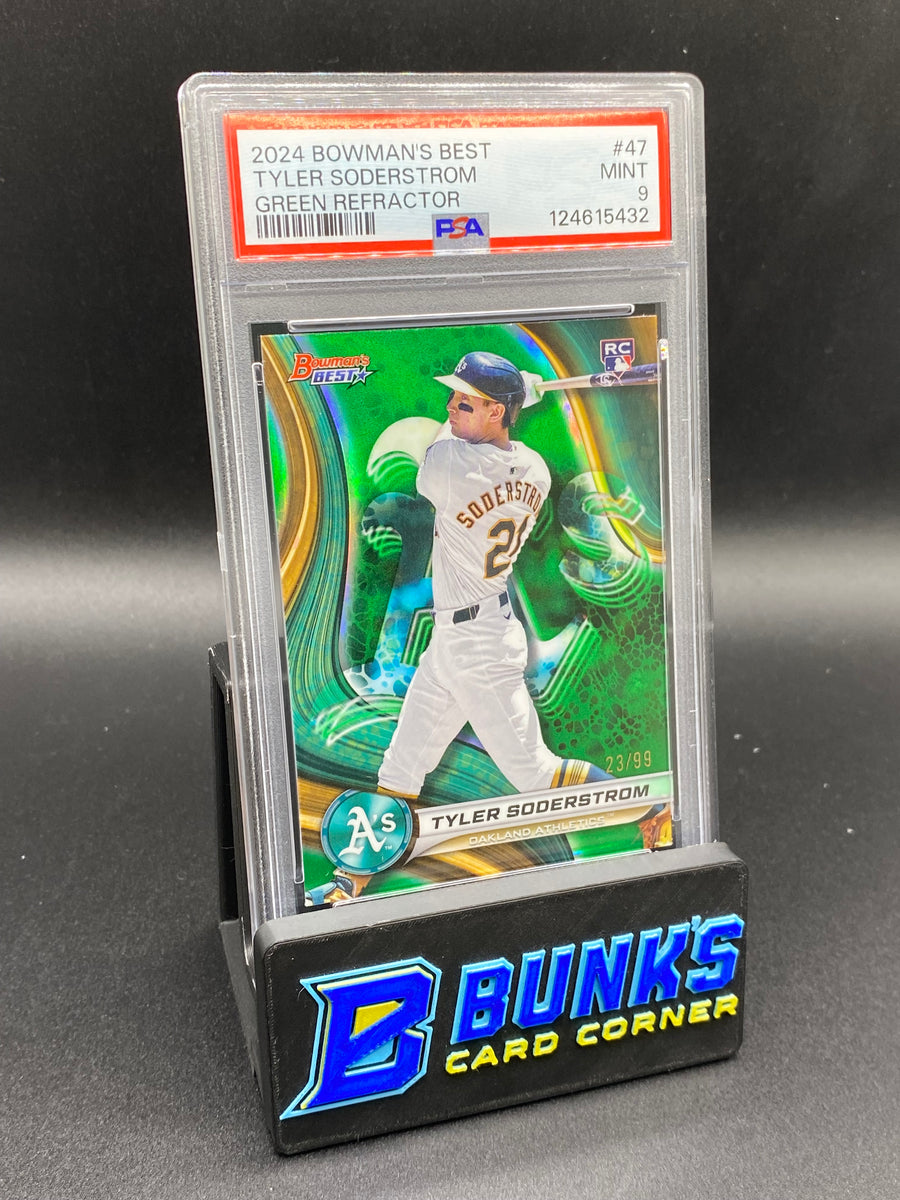 2024 Tyler Soderstrom Green Ref.  23/99 PSA 9 Rc