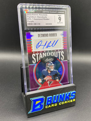 2023 Desmond Ridder Purple Auto 1/5 CGC 9/10