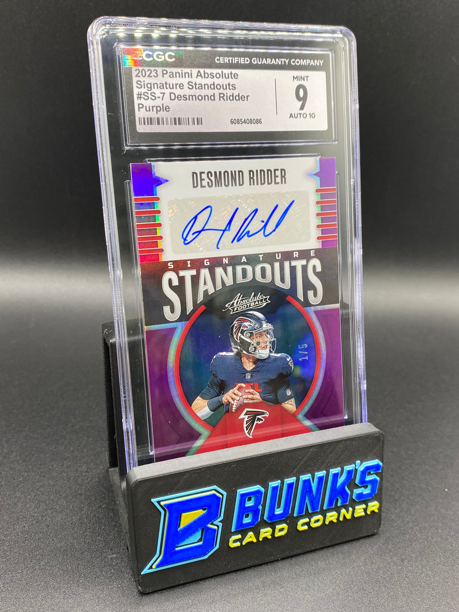 2023 Desmond Ridder Purple Auto 1/5 CGC 9/10