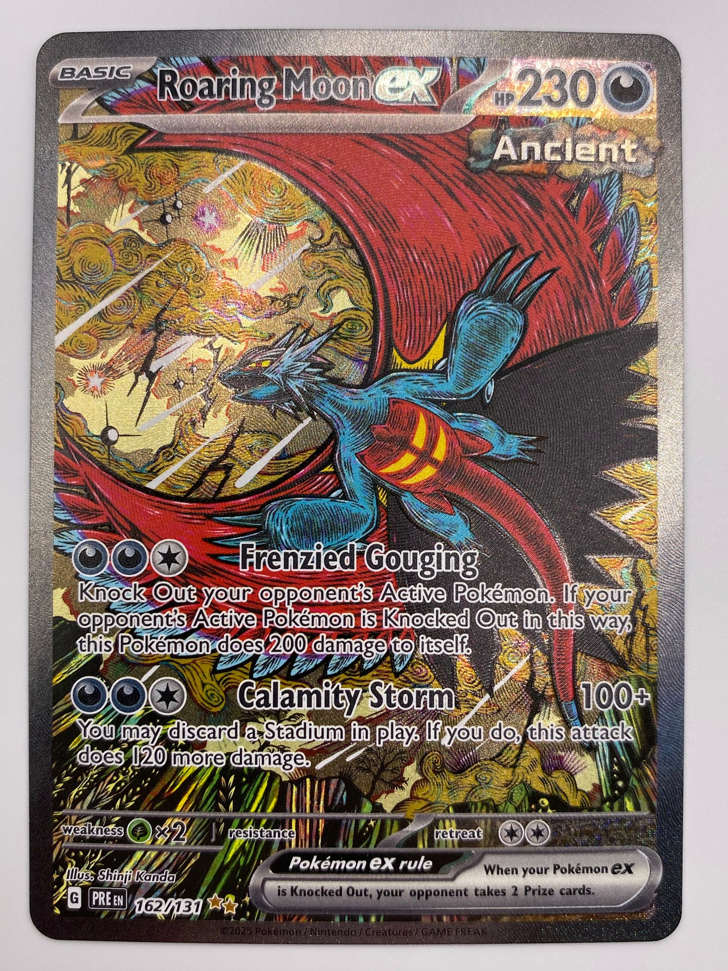 Roaring Moon Ex SIR Prismatic Evolutions NM