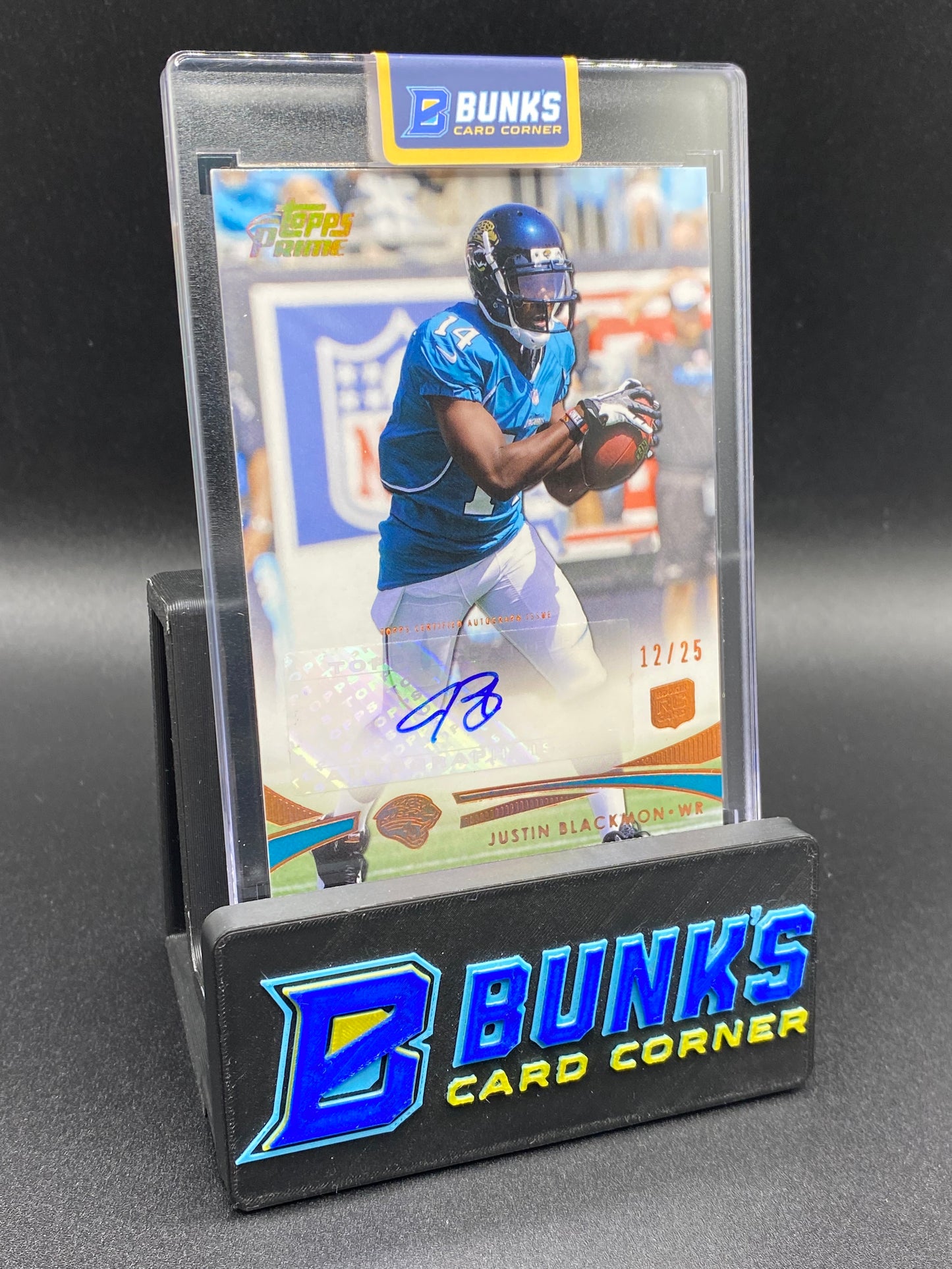 2012 Justin Blackmon Topps Prime Auto 12/25 Rc