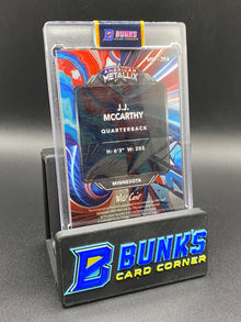 2023 JJ McCarthy American Metallix Rookie 1/1 Auto
