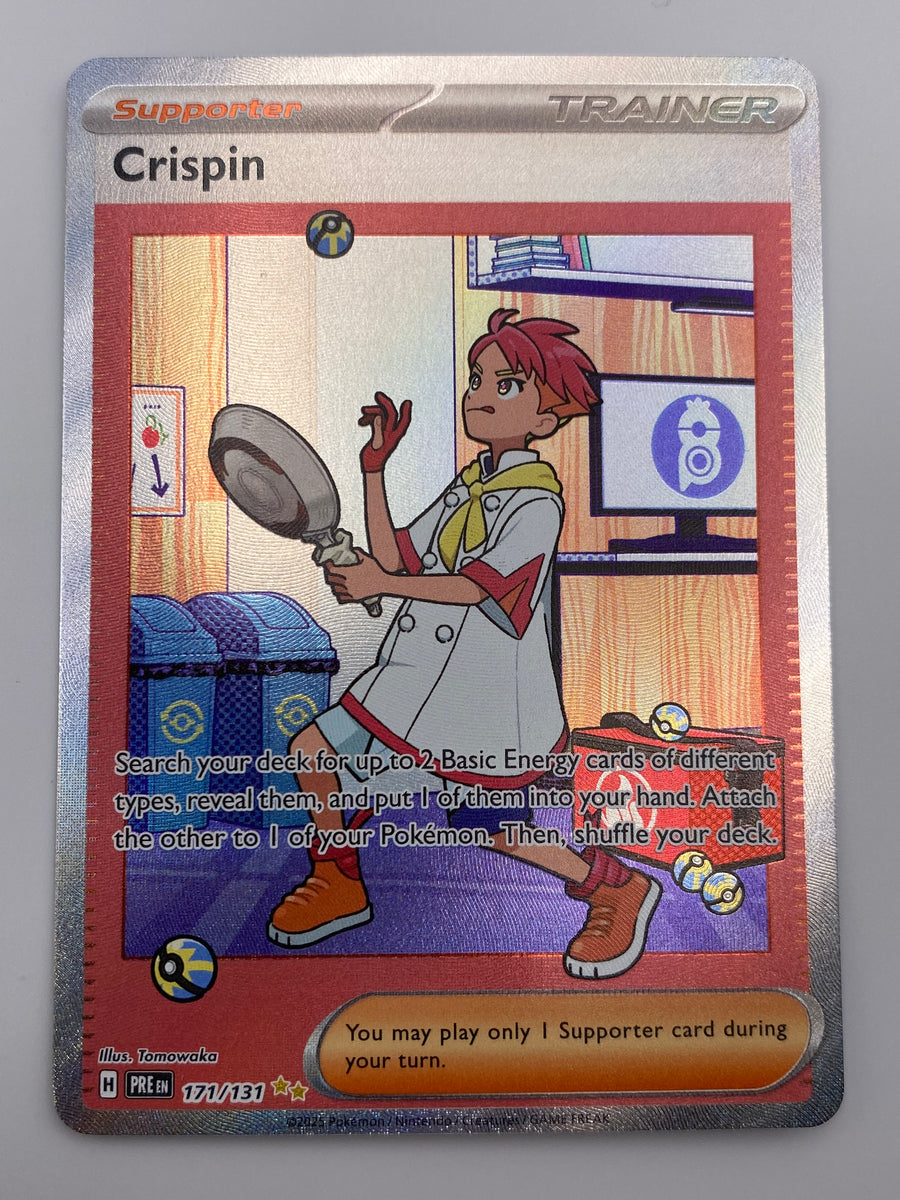 Crispin Full Art Trainer Prismatic Evolutions NM