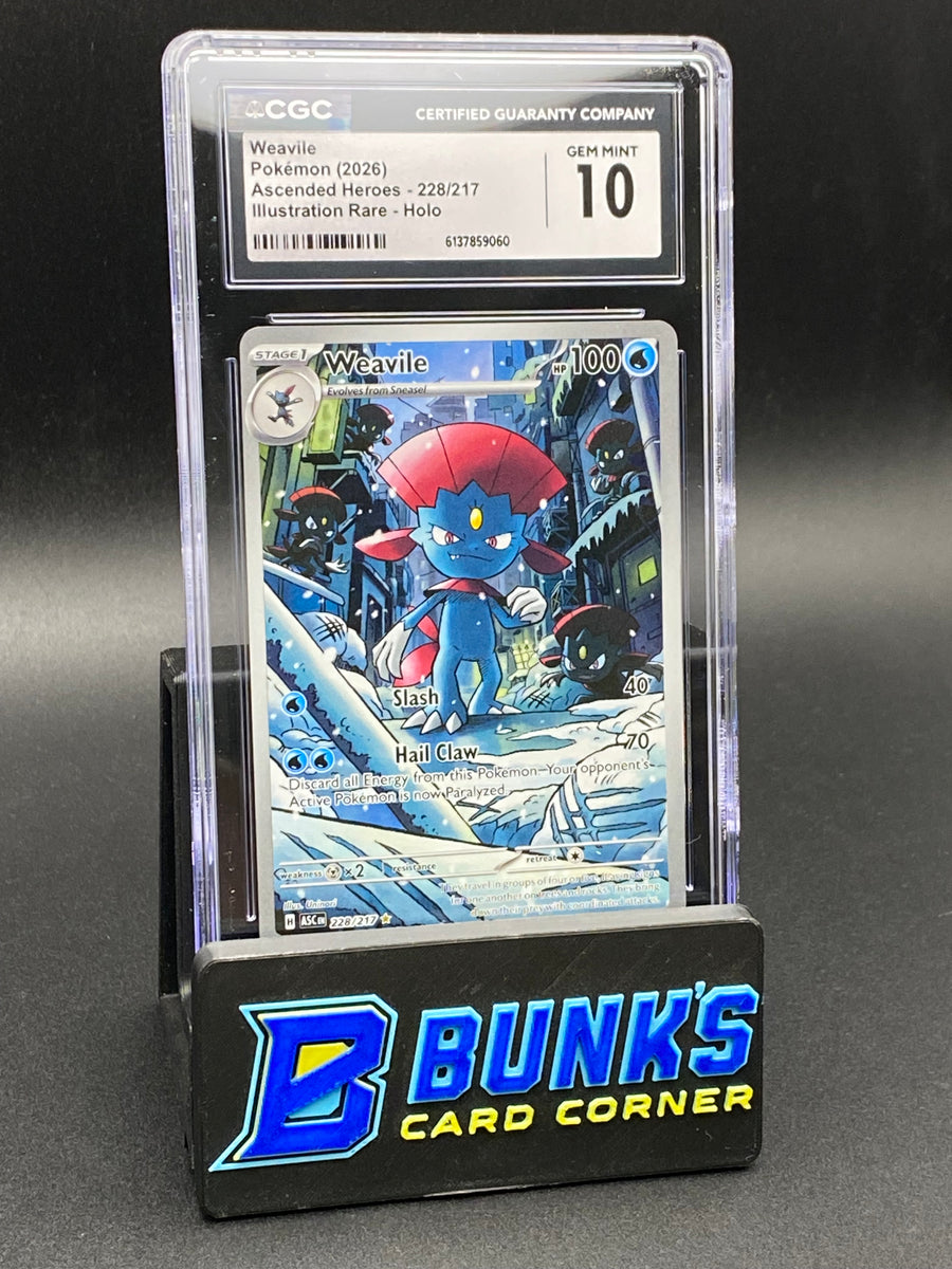 Weavile Illustration Rare Ascended Heroes CGC 10