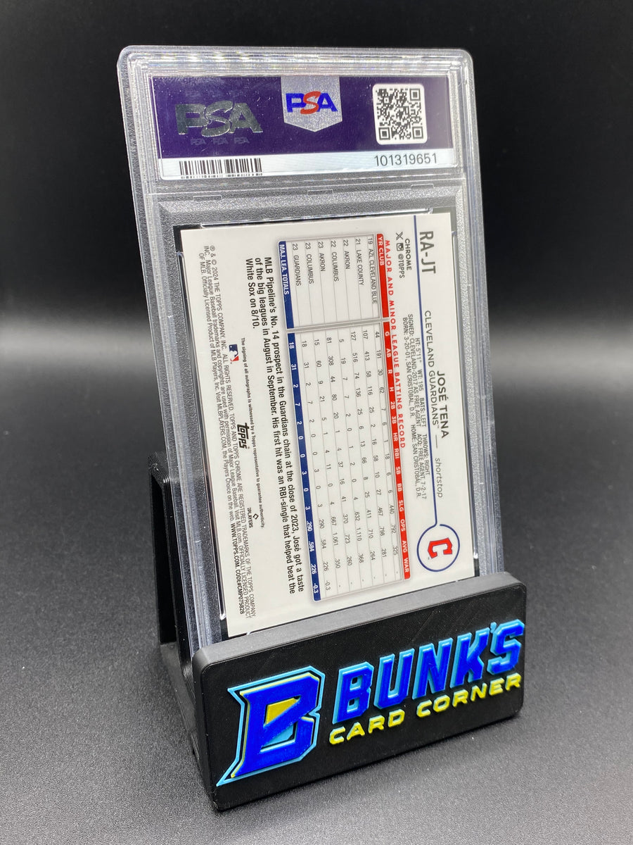 2024 Jose Tena Rc Auto Purple Ref. 108/250 PSA Auto 10