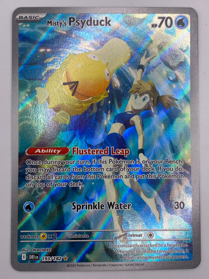 Misty's Psyduck Illustration Rare Destined Rivals NM