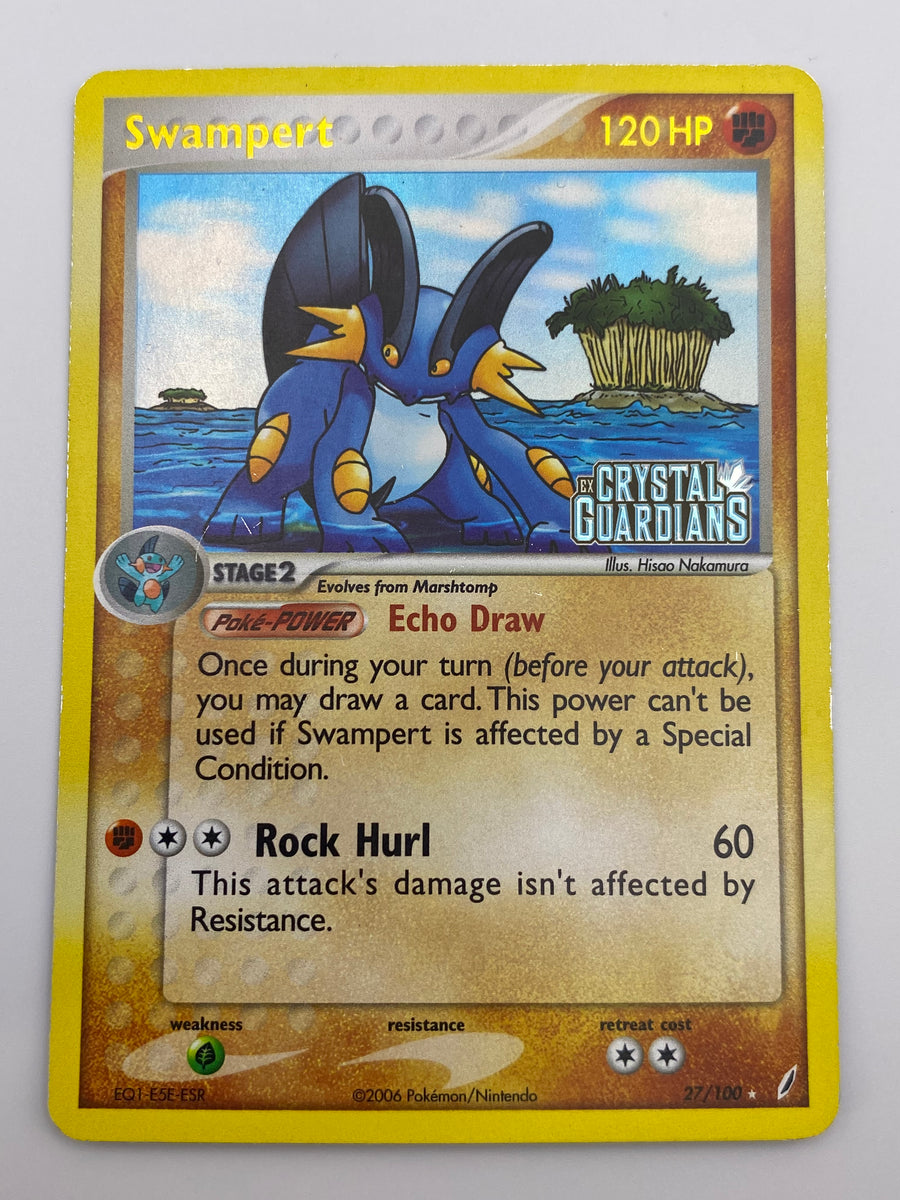 Swampert Reverse Holo Crystal Guardians MP