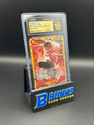 Portgas D. Ace Secret Rare OP16-118 CGC Pristine 10
