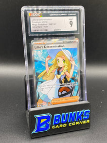 Lillie's Determination Ultra Rare Mega Evolution CGC 9