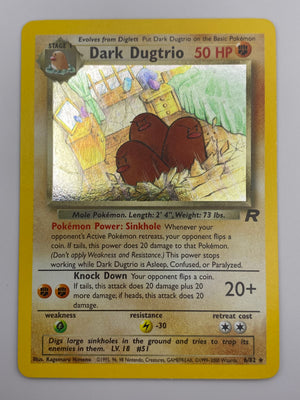 Dark Dugtrio Holo Team Rocket LP-NM