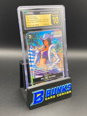 Ms. All Sunday Super Rare Alt Art Parallel OP14-084 CGC PRISTINE 10