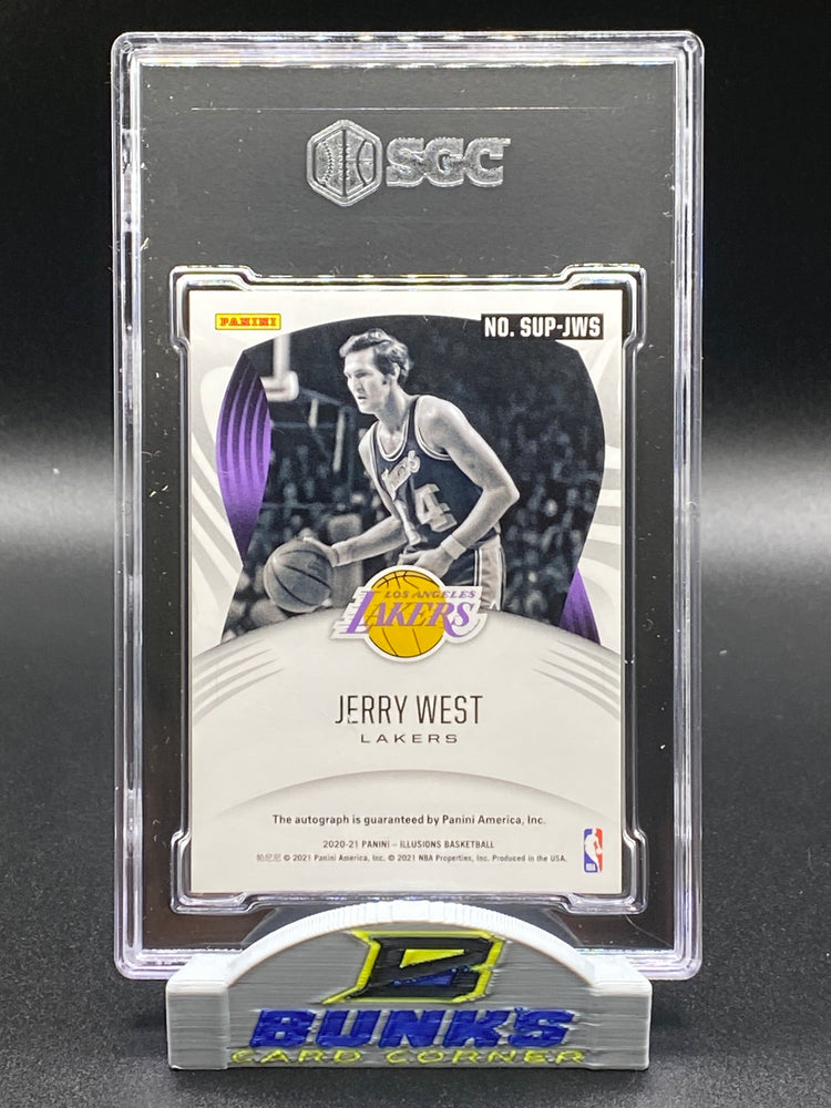 2020-21 Jerry West AUTOGRAPHED SGC 10|8