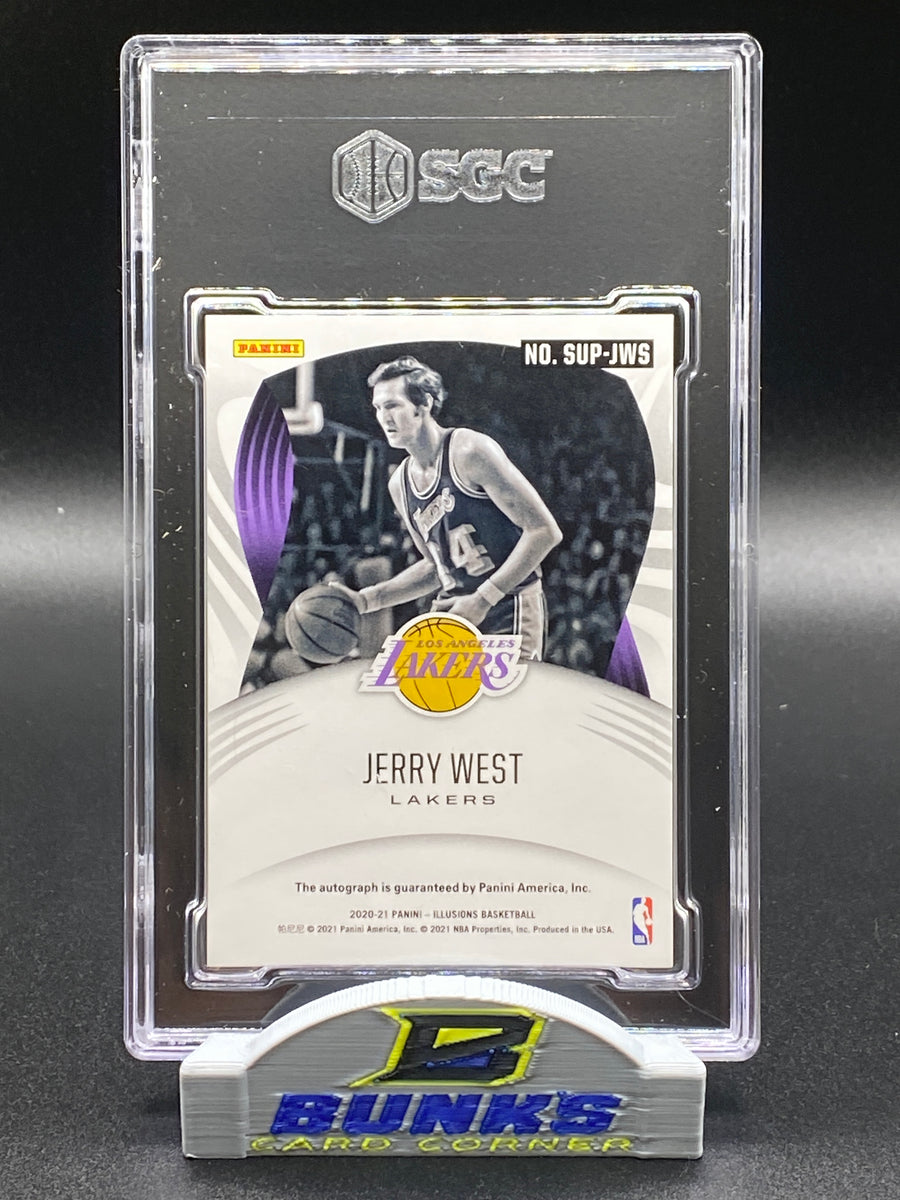 2020-21 Jerry West AUTOGRAPHED SGC 10|8