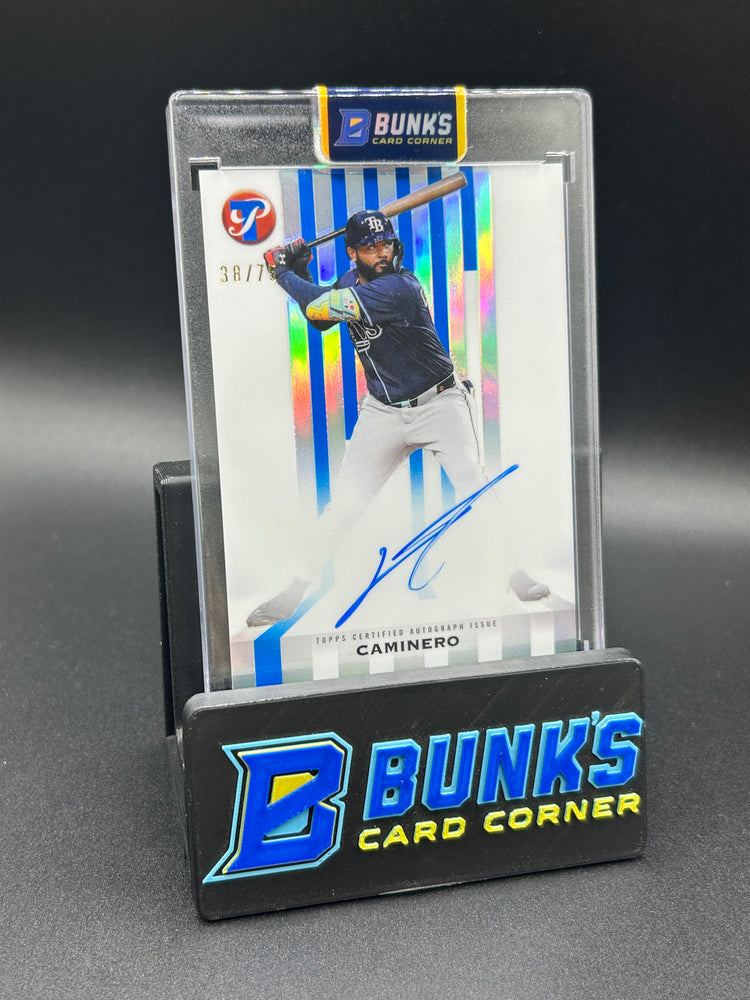 2026 Junior Caminero Topps Spotless Signatures Auto 38/75