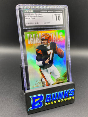 2012 Boomer Esiason Mirror Gold 10/25 CGC 10