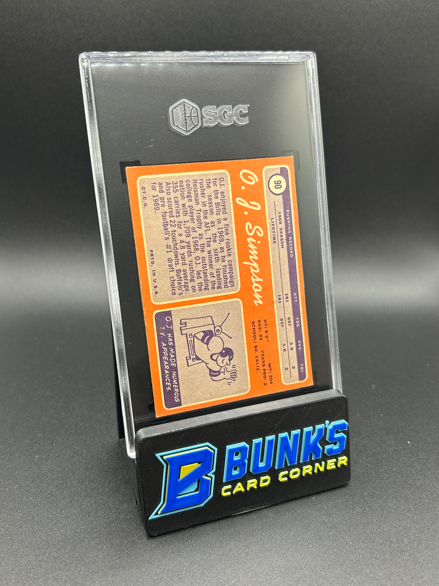 1970 O.J. Simpson Topps SGC 4