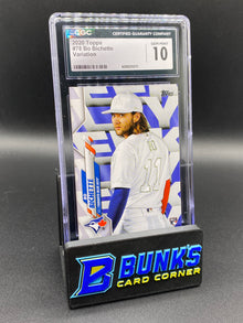 2020 Bo Bichette Variation CGC 10 Rc SP