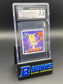 Pikachu Sticker Collection Japanese CGC 7.5