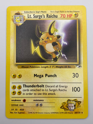 Lt. Surge's Raichu Gym Heroes LP